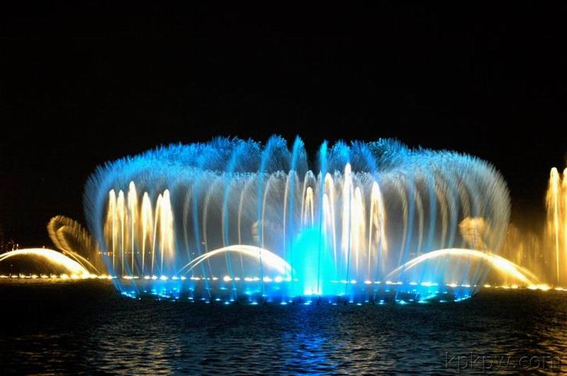 上海金山海鲜城音乐喷泉与水幕工程