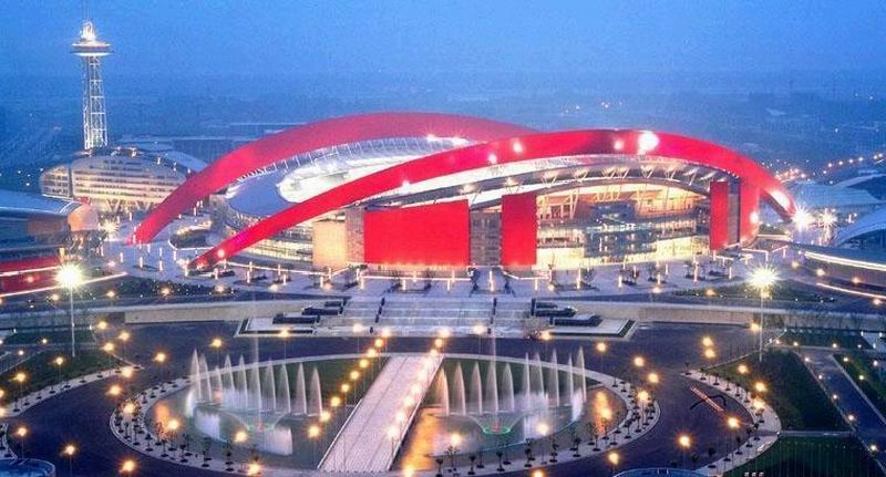 南京奥林匹克体育中心大型音乐喷泉