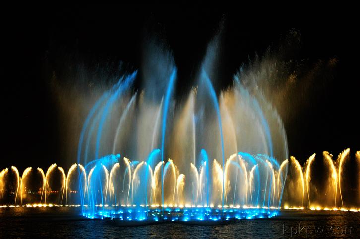 上海金山海鲜城音乐喷泉与水幕工程